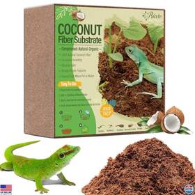 B0cn15jnfh Visit The Riare Store 10lbs Compressed Coconut Fiber Substrate - Ideal Bedding For Reptiles