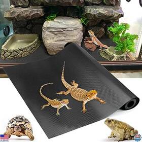 S-409 Visit The Vodolo Store Premium Bearded Dragon Tank Accessories - Non-adhesive Terrarium Carpet 118 In