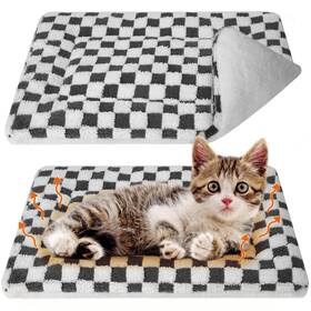 Lua-vitalcozy-3433 Vitalcozy 2 Pack Self Warming Cat Mat Heating Pad Bed Reversible Machine Washable