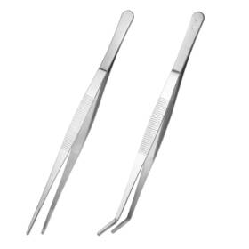 170954c7htbzsj Vorcool 2pcs Curved Tip Tweezers Plant Stainless Steel