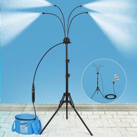 Ws26ds Vsmon-fri 5.25ft Portable Misting Cooling System - Use With Pump Or Directly To Faucet