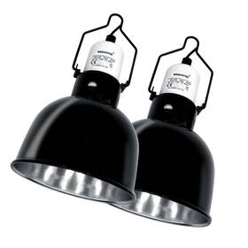 Waazoorep 727458186611 Reptile Light Fixture 2 Pack 5.5 Inch Deep Dome Lamp Fixtureoptical