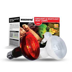 Ur75w Waazoorep Reptile Heat Lamp Bulbs 100w 2 Pack Day And Night Infrared Basking Sp