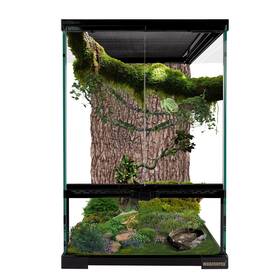 Wa-303045 Waazoorep 11 Gallon Reptile Glass Tank Vertical Terrarium 12 Inch X12 X18 Habitat