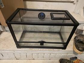 Jrk0117 Wacool Terra Reptile Tank Full Vision Glass Terrarium 20 Inch X 10 13