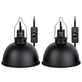 Jrl05ud Wacool Terra Reptile Light Fixture 2 Pack 8.5 In Deep Dome Heat Lamp Fi... Fast Ship