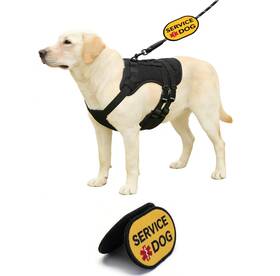 Walitefu 768845137168 Service Dog Patch And Leash Wrap - Double Sided Versatile Design Can Be Separa