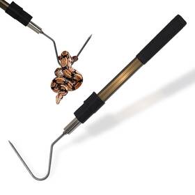 Wamlet 774388252336 41.6 Inch Snake Hook Reptile Catcher Stick Tongs Rattlesnakes Grabber Pick-up Han
