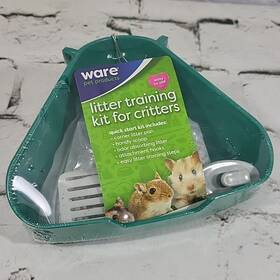 3370 Ware Litter Training Kit For Critters Corner Pan Scoop Attachment Hooks New