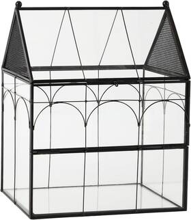 Enclosure001 Wayasdcu Glass Enclosure With Vent Holes For Insect Small Spider Black