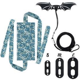 Weewooday 313105062034 2 Pieces Bearded Dragon Carrier And Adjustable Lizard Leash Harne