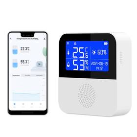 B-4130-ae72-26e091310a87 Wegoiot 5-in-1 Wi-fi Smart Temperature And Humidity Meter 2.9-inch Screen High-prec