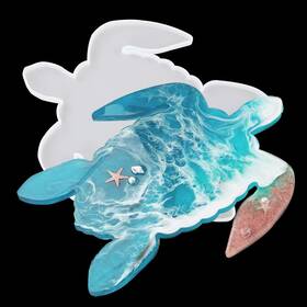 Wh-6747 Wehous Large Sea Turtle Tray Resin Mold Silicone Shape Epoxy Casting Mo