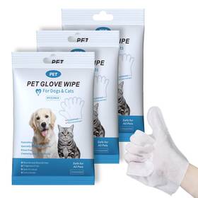 Wgp 768523859764 Pet Glove Wipes For Dogs Cats Cleaning And Deodorizing Grooming Gloves Dog Wi