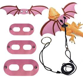 20230616 Winmany Lizards Leash Bearded Dragon Adjustable Small Reptile Animals Harness 3 Size