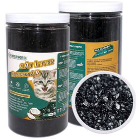 Wisesorb 810669033611 Cat Litter Deodorizer 1.2lb Activated Carbon Box Odor Elimina