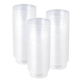 Woledoe 788285875611 100pcs Crested Gecko Food Dish 0.5oz Plastic Reptile Feeding Cups