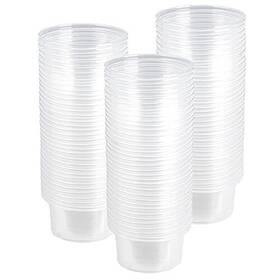 Woledoe 788285875963 1oz Crested Gecko Food Cups 100pcs Reptile Plastic Feeding Dish