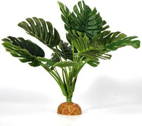 Woledoe 788285876380 Fake Monstera Plants Reptile Terrarium Decor Bearded Dragon Tank Accessorie