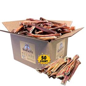 Woofleys 850067530213 Esophagus Stick 50 Count - Gullet Sticks For Dogs Safe Jerky Dog Chews