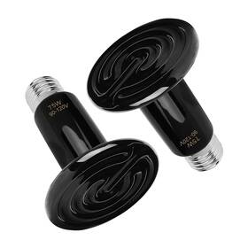 Tcd-b75w Wuhostam 75w 2 Pack Ceramic Reptile Heat Lamp Pet Emitter Bulbs No Lig