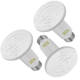 Tcd-w50w-3p Wuhostam 50w 3 Pack Ceramic Heat Lamp White Infrared Bulb Emitter