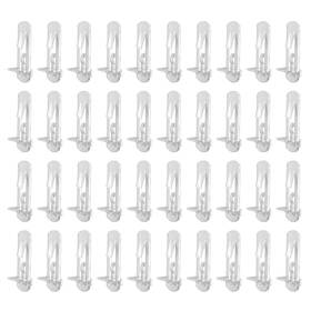 50p-5m Wvapzwr 50 Pcs Plastic Cabinet Shelf Clips Fits 5mm Hole And 3/4 Inch Thick