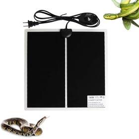 Xiehuza 752895986654 Reptile Heating Mat With Temperature Adjustment Waterproof Heat Pad