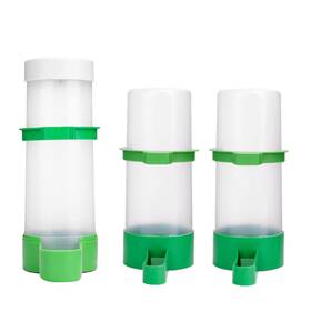 Xistest 414902851790 2pcs Automatic Bird Water Dispenser With 1pcs Food Feeder For Cage Pet Parrot