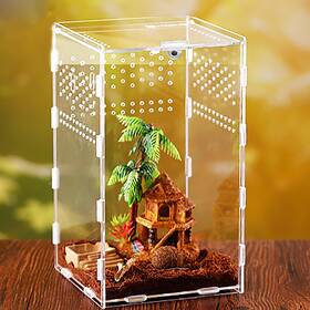 84-4-ft-s300 Xixibuy Reptile Terrariums Tank Tarantula Enclosure Chameleon