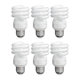 Xtricity 621139602233 Compact Fluorescent Light Bulbs T2 Spiral E26 Base 13w 60w Equiva