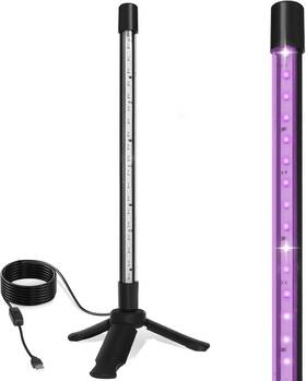 Ycponggon 762949913321 1 Pack Led Black Lights Upgraded Triangular Bracket Vertical Standing