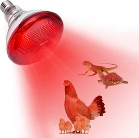 Yeaoi 711181624946 Heat Lamp For Chickens Coop Brooder And Reptile Bulb 150 Watt Infrared Red