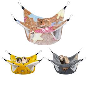 Pt-sahm01-3 Yedsintu 3 Pcs Guinea Pig Hammock Rat Hamster Ferret Hanging P