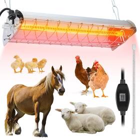 Chl08 Yiabivo Large Chicken Coop Heater Lamp 400w Carbon Fiber Chicks Brooder Pl