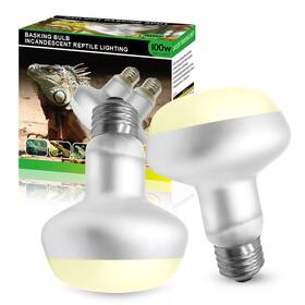 Ybl100 Yimidool Reptile Heat Lamp Bulbs 2-packs 100w 3000h Bulb With E26 Socket Uva Ba