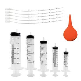 Yiqianhome 702837898590 11pcs Puppy Kitten Feeding Tube Kit For Small Animals And Clear Syr Inch