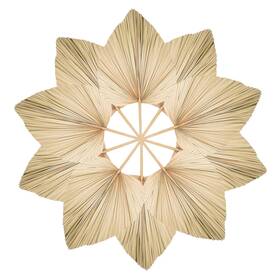 Yn-25-02-104 Yn Hi Flower Natural Dried Palm Leaves 17.3 Inch 10 Pieces Beige And Brown For Wedding