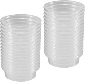 Yogurtck 313098598527 100pcs Crested Gecko Feeding Cups Reptile Feeder Bowls For Putting
