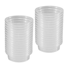 Yogurtck 712491705905 100pcs Crested Gecko Feeding Cups Reptile Feeder Bowls For Putting In Water And