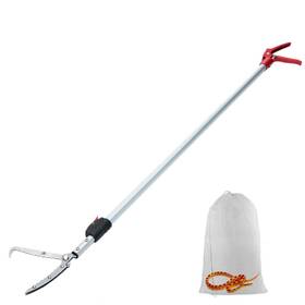 St-008 Yomyray Extendable Snake Tong Reptile Grabber Rattle Catcher Wide Jaw Handling