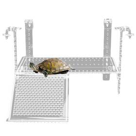 G1yqsz019673 Yxq G1yqsz019673#df Hanging Turtle Basking Platform Adjustable Acrylic Large Dock With Sli