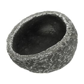 Zaplyte 676766327332 Reptile Food Bowl Worm Water Dish Resin Pet 4 Inch White For Scaled