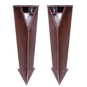 6529 Zhairdalstar 768523125876 Abs Plastic Ground Stake Spike Replacement For Low Voltage Landscape Lightᦁ