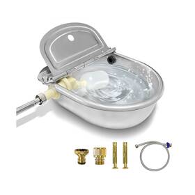Zhaoan 653587077974 Automatic Water Dispenser For Dogs 3l Horse Waterer Bowl With Float