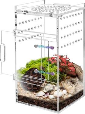 Cjj006 Zhaoyao Acrylic Jumping Spider Enclosure Tarantula Full Transparency E