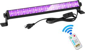 A48wu Zhpingmx 48w Led Black Light Bar With Remote And Switch Blacklight Bars