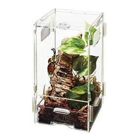Zilla 096316001558 Micro Habitat Terrarium Enclosure For Small Tree Dwelling Reptiles Amphibians