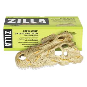 Zilla 096316002296 Rapid Sense Uv Detecting Pet Reptile Terrarium D Cor Detects Uvb Levels Cro