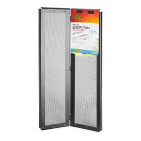 100111441 Zilla Reptile Terrarium Fresh Air Screen Cover With Center Hinge - 20 X 10 In